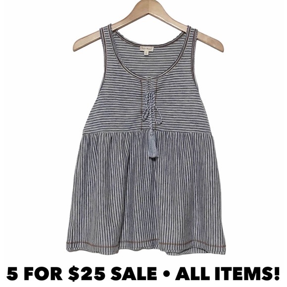 Hem & Thread Tops - Hem & Thread Laceup Tank